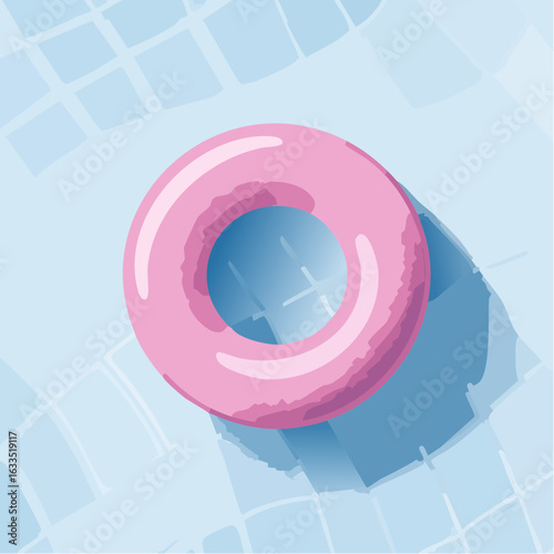 Donut Ring in Water
