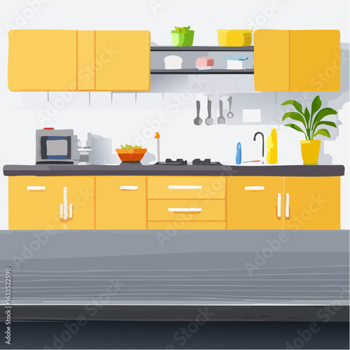 Kitchen Center Stove
