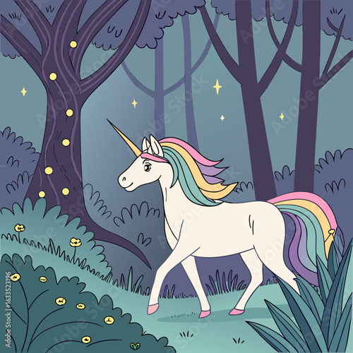 Rearing white horse on gray.







