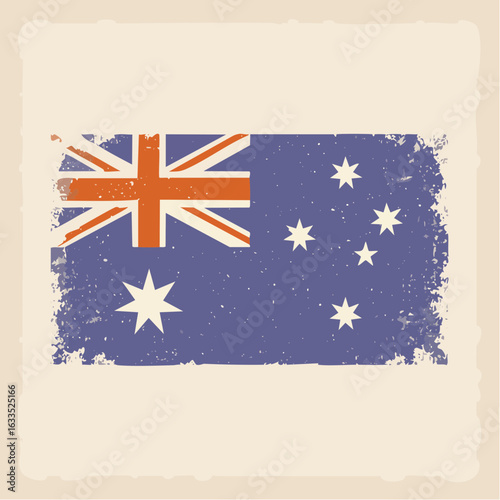 Weathered Australia Banner
