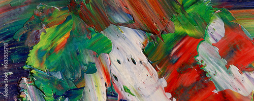 Abstract art background . Hand painting artwork on canvas .