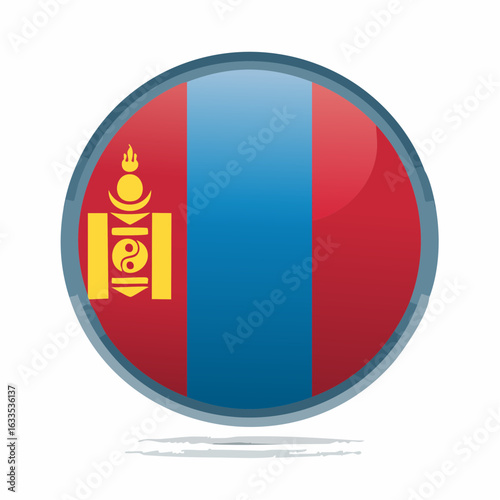 Eye-catching round flag emblem designed for embassy branding, travel guides, and cross-cultural outreach programs

