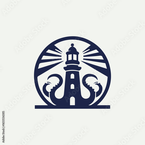 Lighthouse Kraken Logo