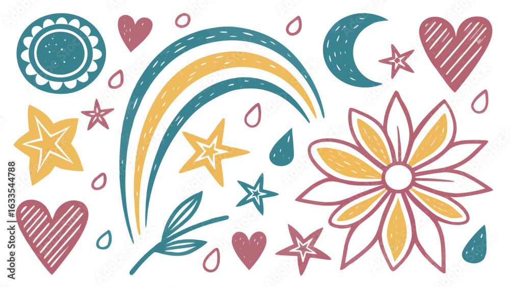 Naklejka premium abstract floral background with butterflies