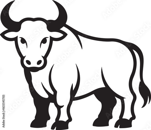 Cow Silhouette Vector | Farm Animal Clipart  Dairy Cow Silhouette | Rustic Farm Design  Standing Cow Silhouette | Livestock Animal Art