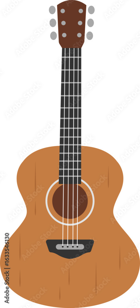 Obraz premium Guitar music instrument. illustration and clipart design.