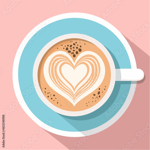Polished round badge showcasing a warm coffee moment, designed for branding collateral, newsletters, and storefront signage

