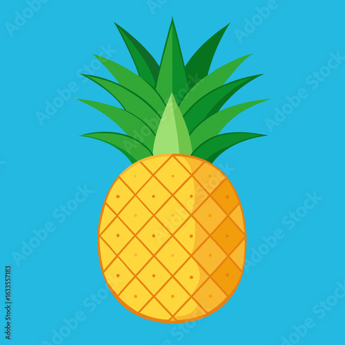 pineapple fruit and pineapple	