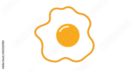 Sunny-side up egg icon