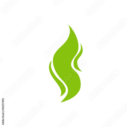 Green stinky smell cloud. Bad aroma vector elements 