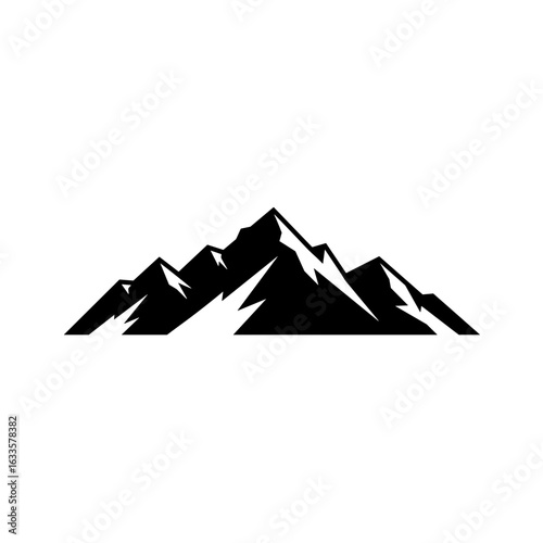mountain for hiking of travelers, sport of climbing to high hill with challenging