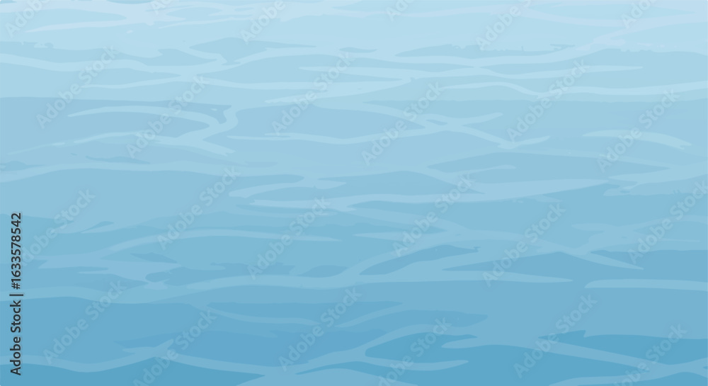 Obraz premium Abstract blue water illustration with subtle wave patterns