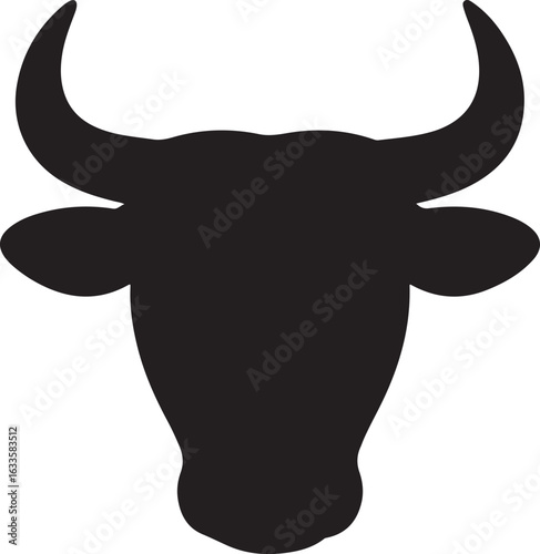 Cow Silhouette Vector | Farm Animal Clipart  Dairy Cow Silhouette | Rustic Farm Design  Standing Cow Silhouette | Livestock Animal Art