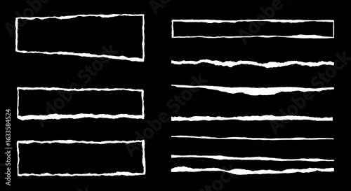 Chalkboard Elements: A series of meticulously crafted rectangular and linear chalkboard elements. Perfect for a multitude of design applications, including presentations, posters.