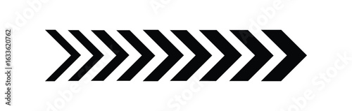 dynamic moving arrow representing speed, acceleration, fast. transparent png and vector illustration.