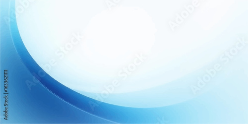 Abstract blue background with flowing lines and sunburst for a modern aquatic design