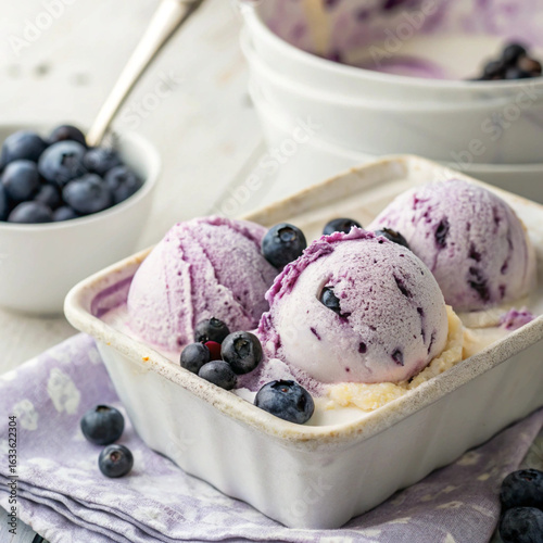 blueberry ice cream