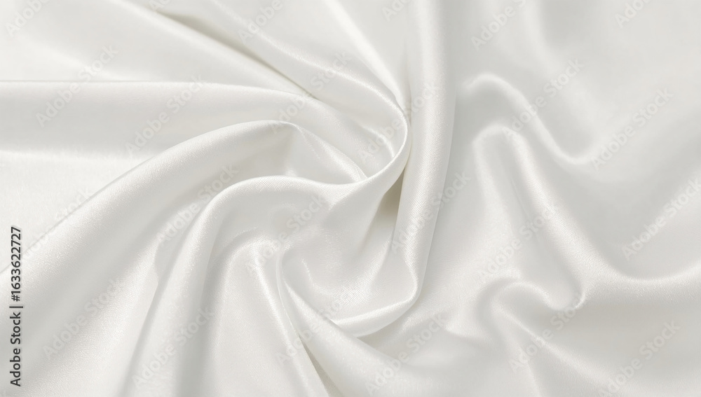 Obraz premium Soft White Silk Drape Background for Minimalist Design with Gentle Light and Texture