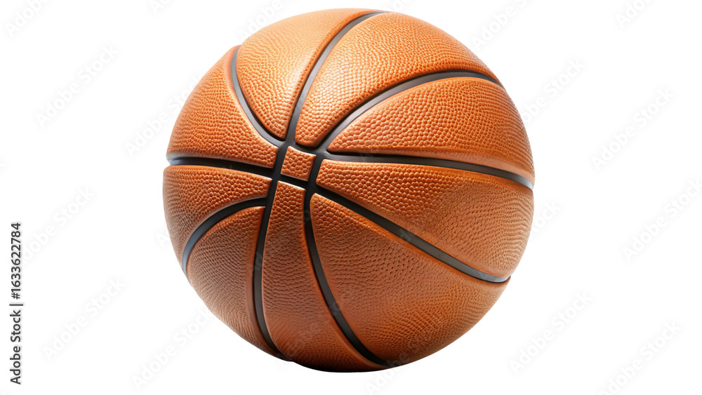 Fototapeta premium basketball isolated on white background