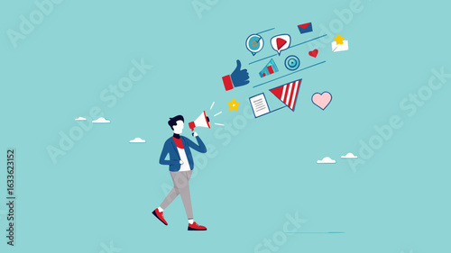 Customer acquisition cost or CAC, marketing expense on customer retention, advertising cost for lead generation, businessman uses magnets with dollar costs to attract customers