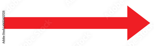 Free Download red arrow right direction sign, bold graphic vector illustration, transparent background, navigation symbol, pointer icon for web and print design - GFXLoad