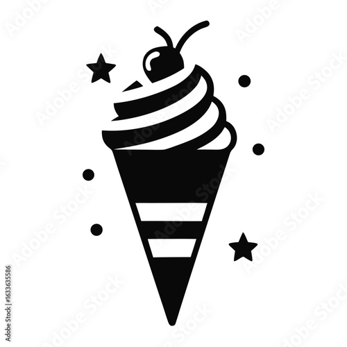 Delicious ice cream design