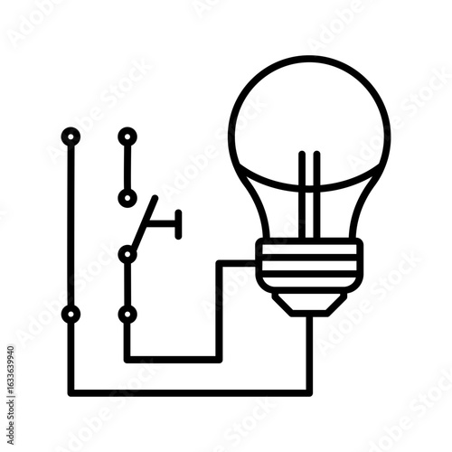 Lighting installation icon