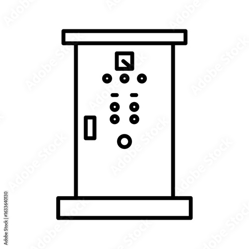Motor starter unit icon