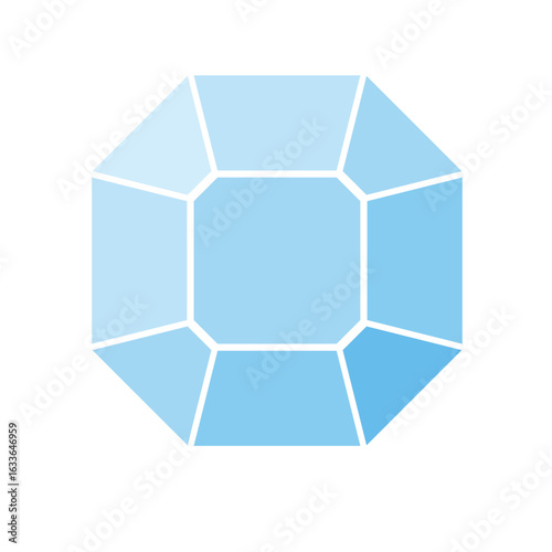 シンプルな宝石のイラスト