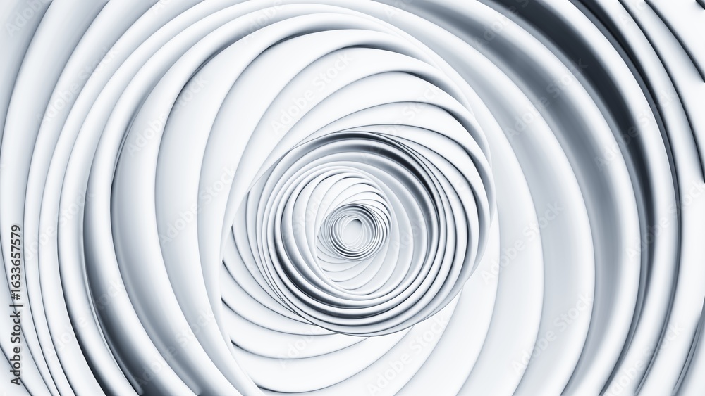 Fototapeta premium 3d Abstract shell spiral background