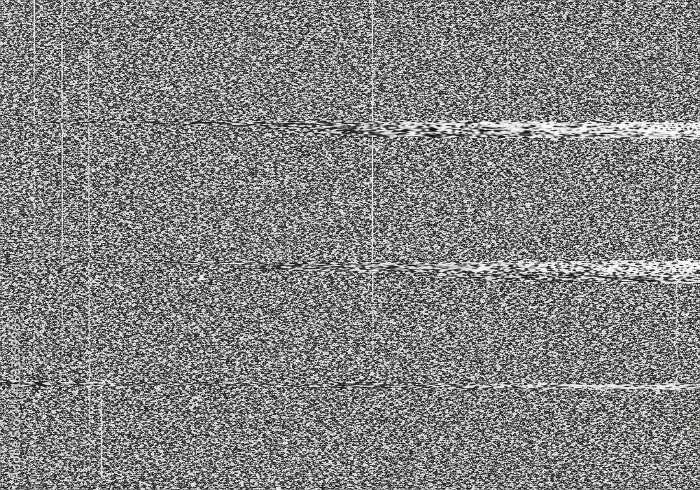 Fototapeta premium Photo of abstract noise pattern background with black and white pixelated texture