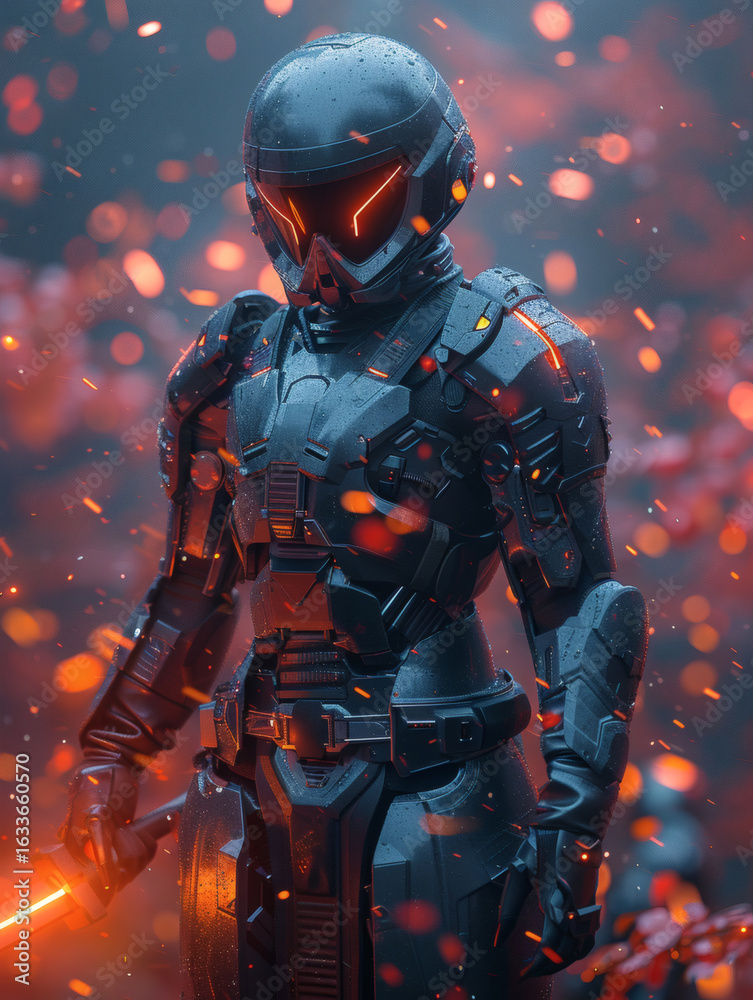 Fototapeta premium Futuristic Mythology