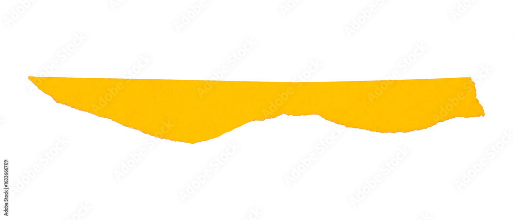 Obraz premium Single yellow tape isolated on transparent background
