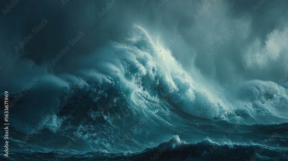 Fototapeta premium The calm before the chaos, or the beauty in it