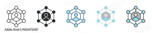 Stakeholder Icon Set Multiple Style Collection