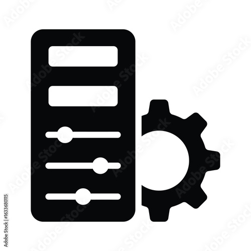 An editable glyph style icon showing configuration panel