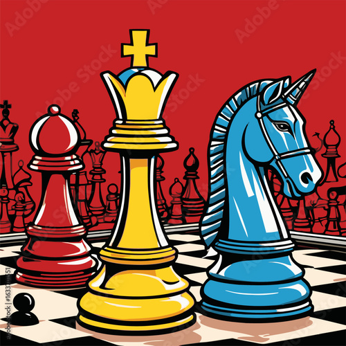 chess vector illustration