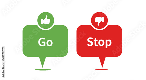 Green light to go, red light to stop! Communicate project status clearly with these simple icons