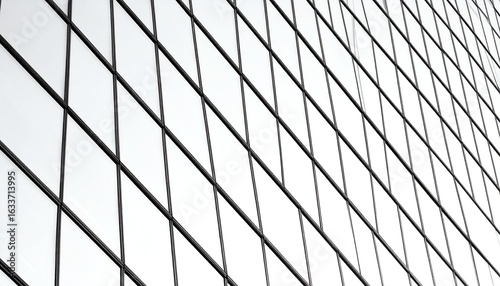 Wallpaper Mural Geometric glass facade repeating pattern creates modern architectural symmetry with clean reflections and sharp lines in an abstract urban design. Torontodigital.ca