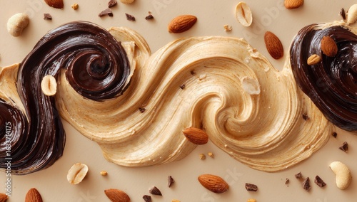 Swirls of Nut Butters and Chocolate