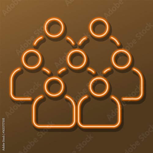 board of directors neon sign, colorful modern design trends on black background. Vector illustration.