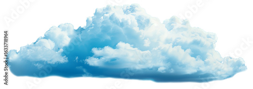 single large fluffy cumulus cloud