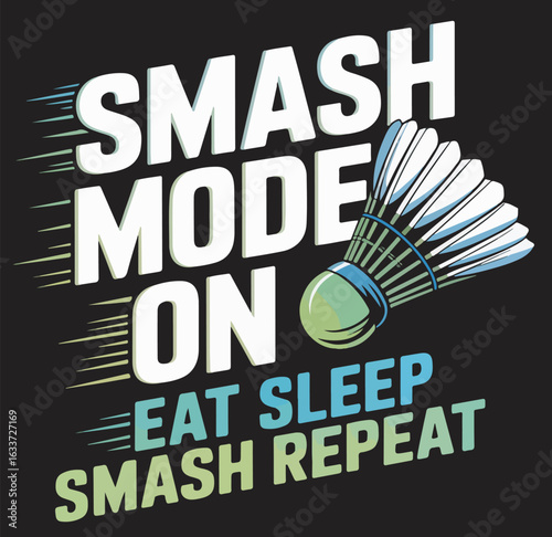 Badminton T Shirt Design