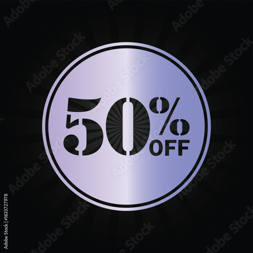 50% Off Discount Badge – Limited Time Offer