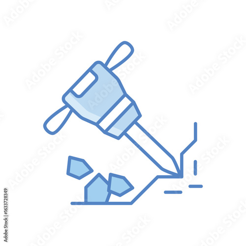 Hammer Drill Icon vector