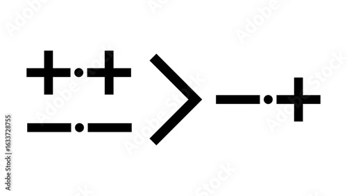 formula for good, black isolated silhouette
