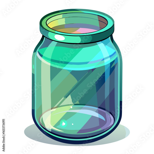glass jar of preserved peas