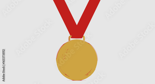 Number One Medal: Sports Achievement and Winner Award