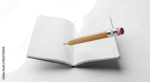 Pencil and Notebook: Journaling, Art, and Creativity Concepts