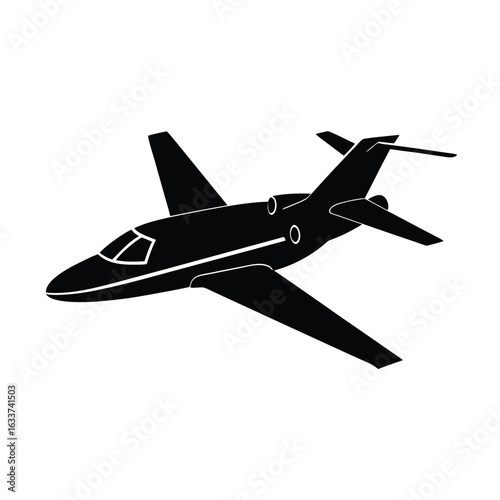  Dassault Falcon 7X isolated on white